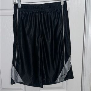 Nike Men's Black and Gray Athletic Shorts